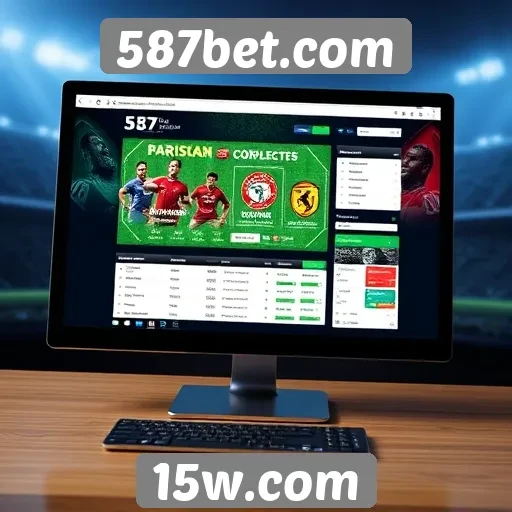 Análise da interface do usuário do site 587bet